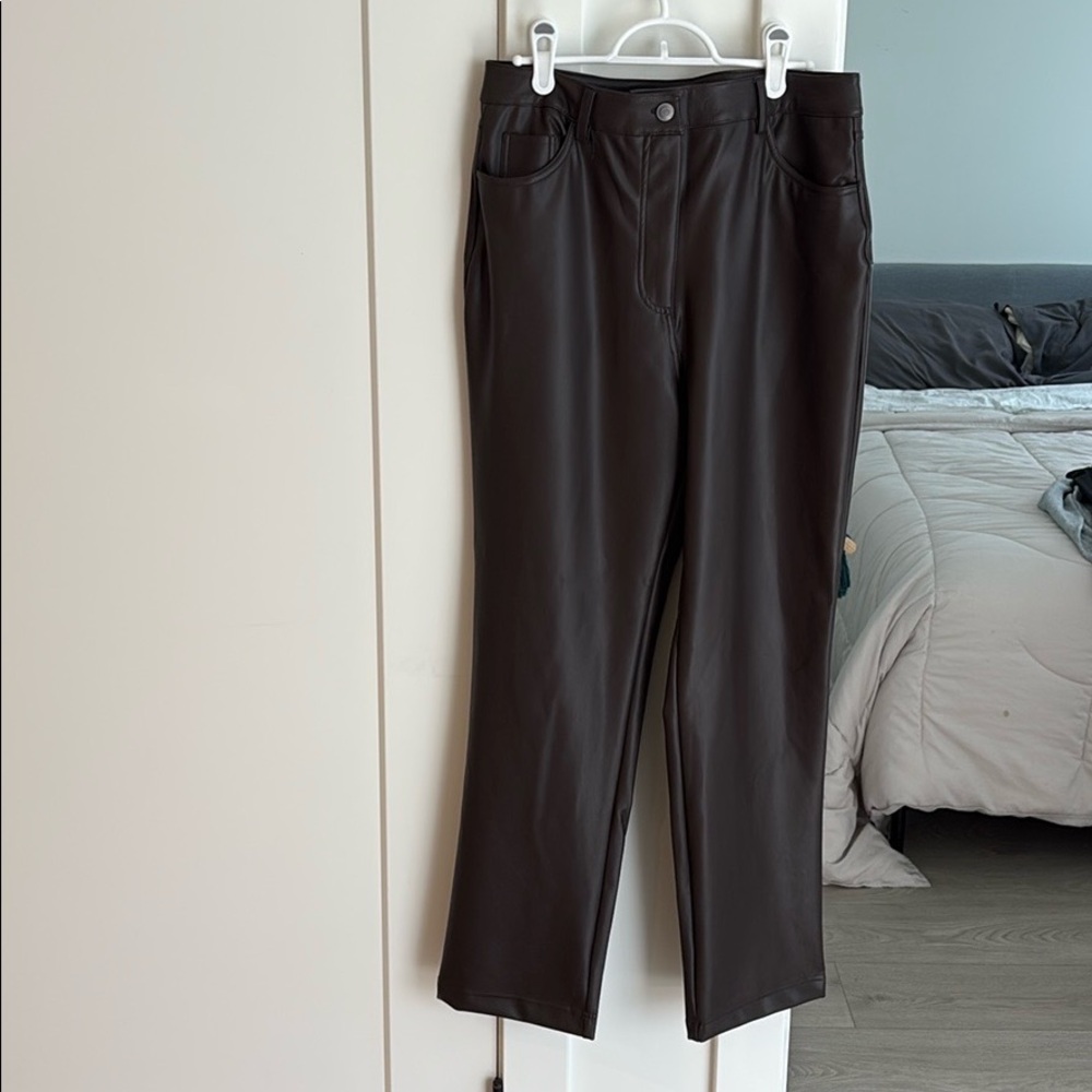 Brown leather pants (design lab)